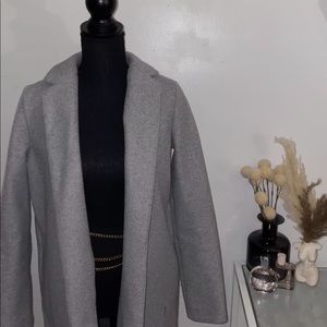 GREY TRENCH COAT